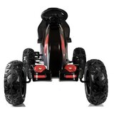  Pedalni Go-Kart B012 Pneumatski kotači Crni | shoptok.hr