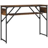  Konzolni stol s policama boja hrasta 105x30x75 cm | shoptok.hr