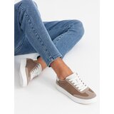 Ombre Old-school men's sneakers on thick sole - light brown | shoptok.hr