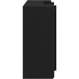  Recepcijski stol crni hrast 200x50x103 5 cm konstruiranog drva | shoptok.hr