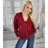 Pri Warm and cozy women's sweater with cherries in autumn LARAMIE | shoptok.hr
