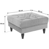 MID.YOU tabure, tekstil antracit | Shoptok.si