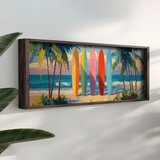 WALLXPERT LAC046-120 Multicolor Decorative Framed MDF Painting | Eponuda.com