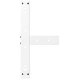  Noge za klub stolić T-oblika 2 kom Bijele 40x25x(30-31) cm Čelik - Bijela 40 x 25 x (30-31) cm 1 | shoptok.hr