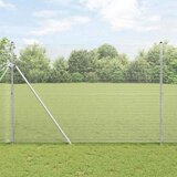  Temeljna zavarena žičana ograda 10 x 1,6 m Srebrna Mreža | Shoptok.si