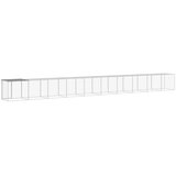  Kavez za kokoši s krovom svjetlosivi 1003x98x90 cm čelični | shoptok.hr
