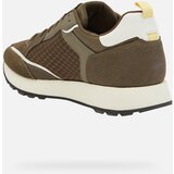 Geox Khaki men's sneakers Partenio - Men's | Shoptok.si