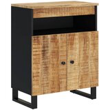  Komoda s 2 vrata 60 x 33 x 75 cm od masivnog drva manga | shoptok.hr