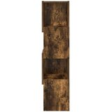  Kutni ormarić Dimljeni hrast 25,5x25x102cm Konstruirano drvo | shoptok.hr