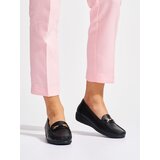 Shelvt Women's black loafers with embellishment Cijene