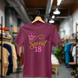 CAMISETA Majica sa štampanim printom Cam 265, Ženska, Bordo | Eponuda.com