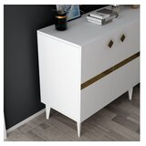 Hanah home iris - white, gold whitegold console | ePonuda.com
