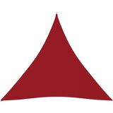 vidaXL Senčno jadro oksford blago trikotno 4,5x4,5x4,5 m rdeče, (20965425) | Shoptok.si