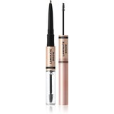 Makeup Revolution Laminate Brow olovka i gel za obrve nijansa Medium Brown 2.1 g Cijene