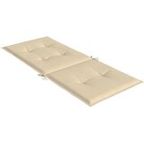  Jastuci za vrtne stolice 4 kom bež 120 x 50 x 3 cm od tkanine | shoptok.hr