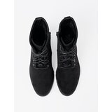Shelvt Comfortable black ankle boots with a round toe | shoptok.hr