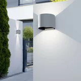 Starlux vanjska zidna LED svjetiljka (8 W, 11,6 x 13,6 x 10 cm, Antracit, IP54)
