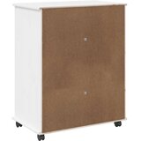  Gležnji kabinet Bela 63,5 x 39 x 79 cm Masivno borovo les, (5000232563) | Shoptok.si