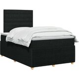  Boxspring krevet s madracem Crna 120 x 190 cm Tkanina Slike