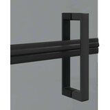  Zid za walk-in tuš Ostalo Crna i tamnoprozirna 110 x 190 cm | shoptok.hr