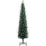 vidaXL Umjetno tanko božićno drvce sa 150 LED žarulja 150 cm | shoptok.hr