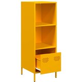  Visoka komoda boja senfa 35x39x103,5 cm od čelika | shoptok.hr