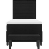  s opruga kutije s jastukom Crna 80 x 200 cm tkanina | shoptok.hr