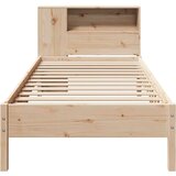 vidaXL Knjižna postelja brez vzmetnice 90x200 cm trdna borovina | Shoptok.si