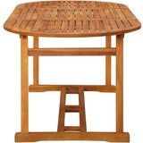  Vrtni blagovaonski stol 180 x 90 x 75 cm masivno bagremovo drvo | Eponuda.com