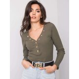 Och Bella Blouse-TW-BZ-OB006.59-khaki | Shoptok.si