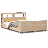 Maison Chic Posteljni okvir - Dvoposteljna postelja - Zakonska postelja brez vzmetnice 160x200 cm trdna borovina-J3255, (21775154) | Shoptok.si