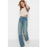 Trendyol Jeans - Blue - Wide leg Cijene