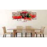  Slika - Red Vegetables (5 Parts) Brick Wide 100x50 | shoptok.hr