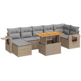 vidaXL 8-dijelni set vrtnih sofa od poliratana s jastucima bež | shoptok.hr