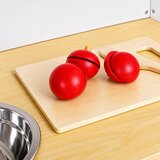  Otroška lesena kuhinja za igro - bela/roza | Shoptok.si