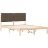  Posteljni okvir z oblazinjenim vzglavjem Taupe 150 x 200 cm, (5000101776) | Shoptok.si