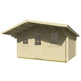 Male kuće Drvena vrtna kućica CLARA 445 × 400 cm sa šindrom | shoptok.hr