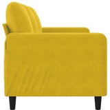  Trosjed žuti 180 cm baršunasti | shoptok.hr