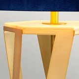 Elstead APOLLO-TL - Stona lampa APOLLO 1xE27/60W/230V zlatna/plava | Eponuda.com