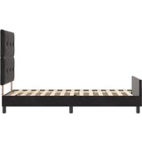  Krevet s okvirom Crni 100x200 cm Baršun | shoptok.hr