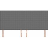  LED glava kreveta Svijetlo siva 200 cm Kordura tekstil | Eponuda.ba