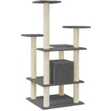  Penjalica za mačke sa stupovima za grebanje tamnosiva 110 cm | shoptok.hr