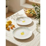 Sinsay Keramički tanjuri s motivom limuna 2 pack | shoptok.hr