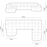 Micadoni Home Ciglasta kutna garnitura Lisa – | shoptok.hr
