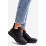 ARTIKER Sporty Shoes On Platform Leather Black | Shoptok.si