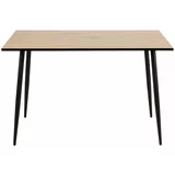 Actona crno-smeđi blagovaonski stol Acton Wilma, 120 x 80 cm