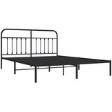  Metalni okvir za krevet s uzglavljem crni 183x213 cm | Eponuda.ba