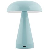 Leitmotiv Svijetlo plava LED stolna lampa s mogućnosti zatamnjivanja s metalnim sjenilom (visina 20,5 cm) Rachel – | shoptok.hr
