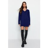 Trendyol Navy Blue Mini Knitwear Soft Texture Dress | shoptok.hr