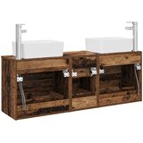  Set ormarića za kupaonicu 3 kom. Staro drvo 53 x 34,5 x 63 cm | shoptok.hr